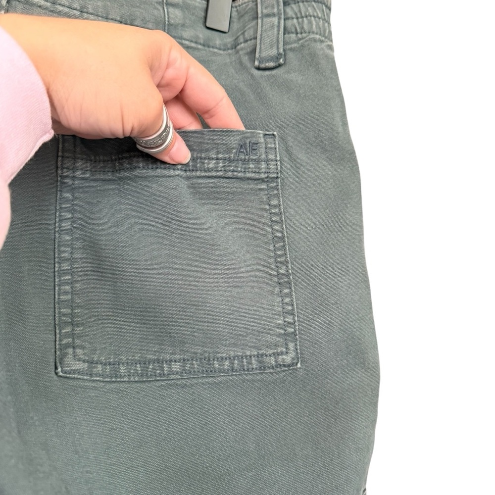 American Eagle Deep Teal Cargo Pants - Picture 10 of 10